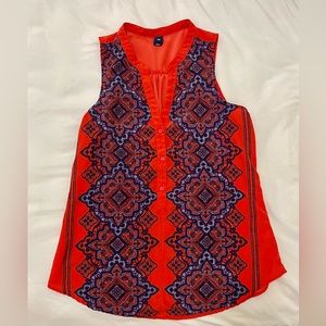 Womens OLD NAVY tank blouse size Small